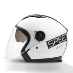 Retro 3/4 Open-Face Motorcycle Helmet with Dual Anti-Fog Visor for 56–62 cm Heads