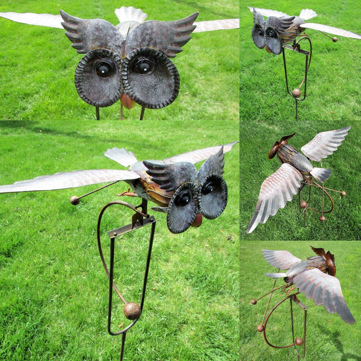 Metallic Eagle Wing Fluttering Spinner