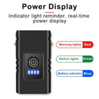 LED bike light with USB charging & 6 light modes for night rides