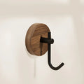 Clothes hanger made of walnut wood – Black or White | Decorative & Practical
