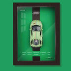 Framed 3D Car Model Decorative Artwork