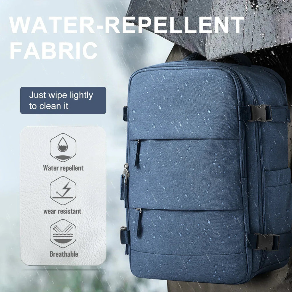 Trekvora Travel Backpack | Waterproof & Versatile | Laptop Compartment 15.6" | Wet-Dry Separation