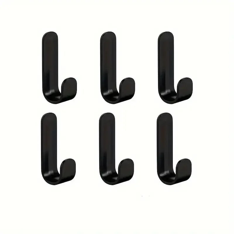 FlexiGrip 6-piece set Self-adhesive J-hooks