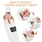 Electric blackhead removal device and facial cleansing instrument
