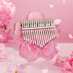 Cherry Blossom Kalimba Acrylic Thumb Piano