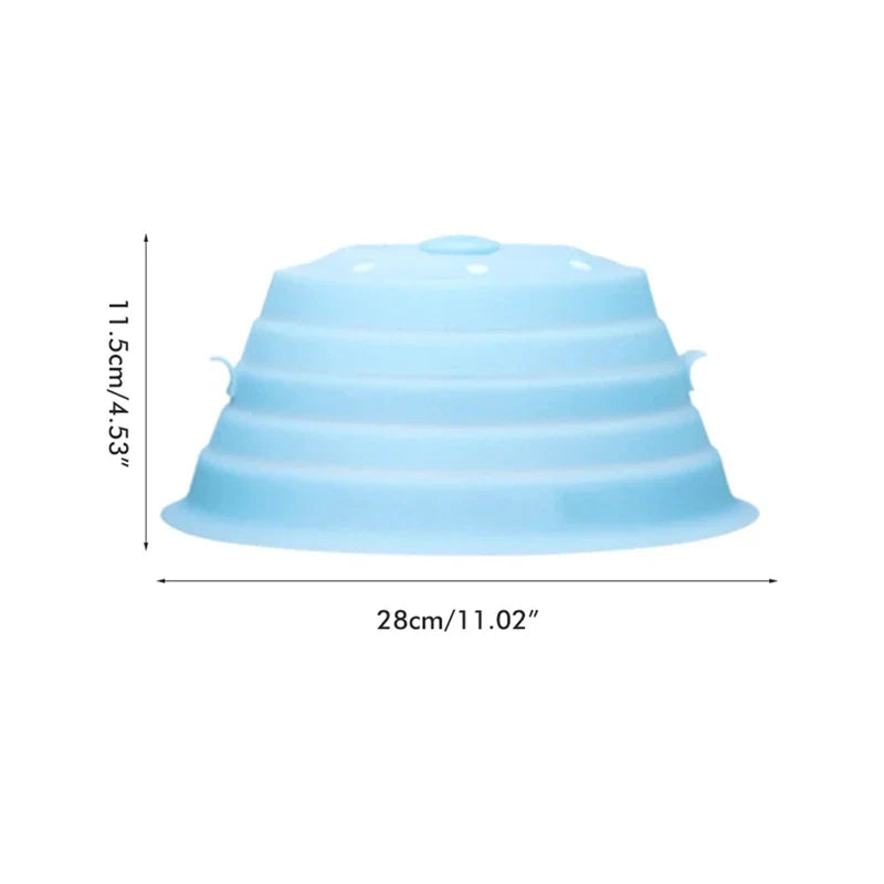 2in1 Foldable Microwave Cover and Anti Heat Handle