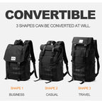 Versatile 3-in-1 backpack for business, everyday life & traveling