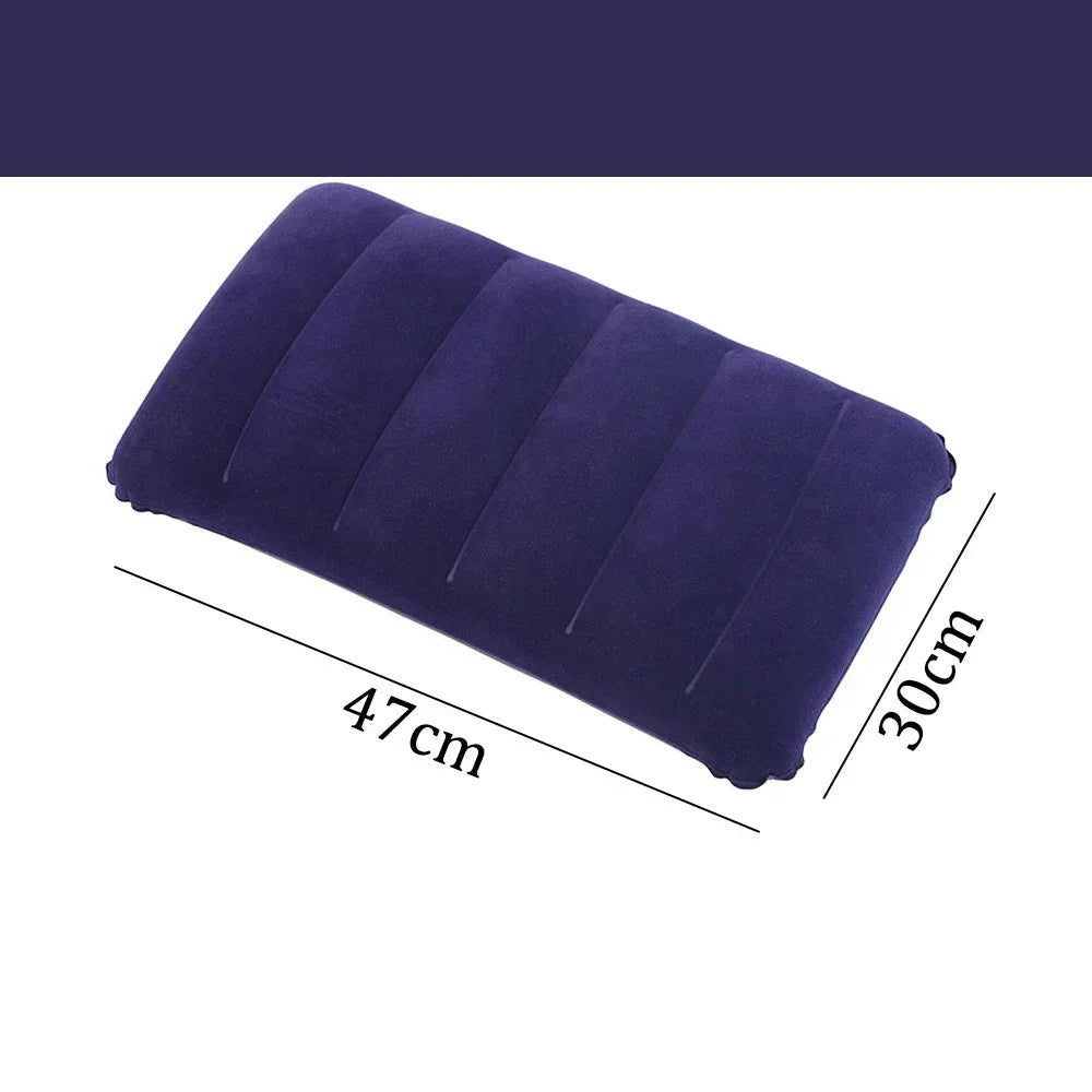 Napvoy Inflatable Travel Pillow | Foldable & Lightweight | 47×30 cm Comfort | For Camping & Air Travel
