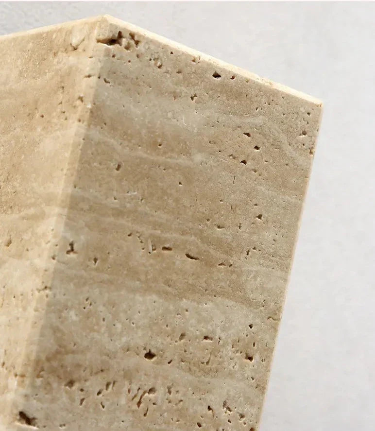 Modern Natural LED Wall Lamp made of Travertine