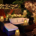 Manually crafted weatherproof solar garden light