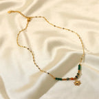 Dainty Boho Inspired Sun Pendant Necklace