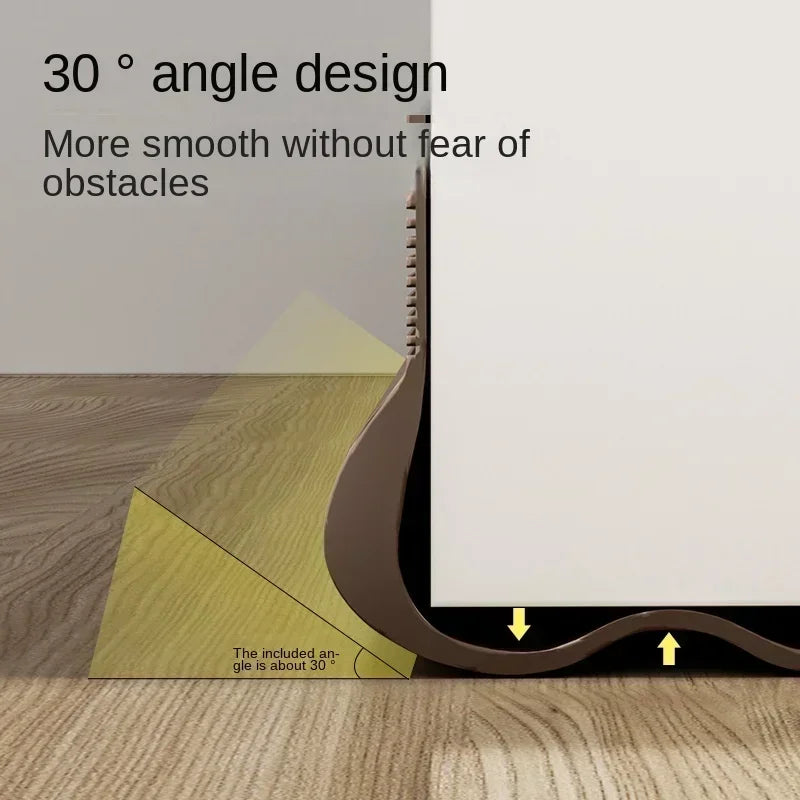 Door seal flexible | Draught excluder & sound insulation | PVC | Water & windproof