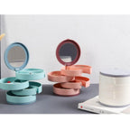 Multi-Layer Rotating Jewelry Organizer Storage