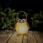 LumiTiere Solar Animal Lantern | Handmade Garden Light with Animal Motif | Solar-Powered & Weatherproof | For Terrace, Balcony & Garden