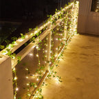 Garden vine LED string lights