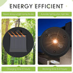 Solaverna 6-piece set solar replacement lids for garden lanterns | Ø 7 cm | LED lights with solar panel | Waterproof & Automatic