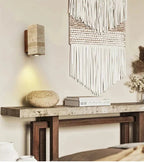 Modern Natural LED Wall Lamp made of Travertine