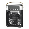Auronix Mini Air Cooler | 3-in-1 Fan with LED & Humidifier | USB | 600ml Tank