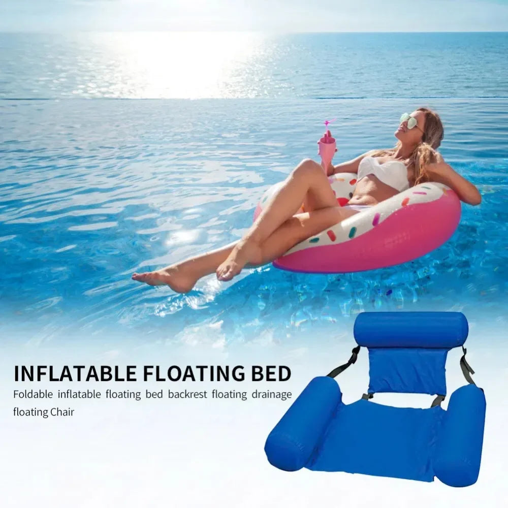 Floatique Water Hanging Chair | Inflatable & Adjustable | For Pool, Beach & Sea | 100×120 cm
