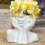 Cheerful Lucky Flower Pot Sculpture