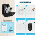 Waterproof Wall-Mounted Key Safe Box | Secure, Durable & Ideal for Outdoor Use