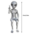 Alien Resin Statue UFO Figurine for Garden Decoration