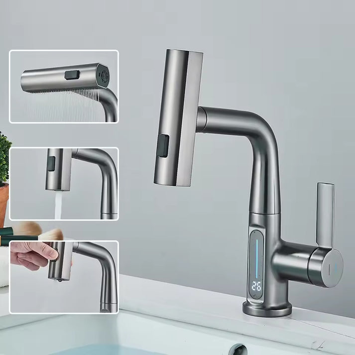 Modern Digital Waterfall Spout for Sink