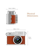 Vintage Digital Camera Style Necklace