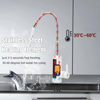 3000W Electric Kitchen Faucet with Instant Hot Water - FlowHeat