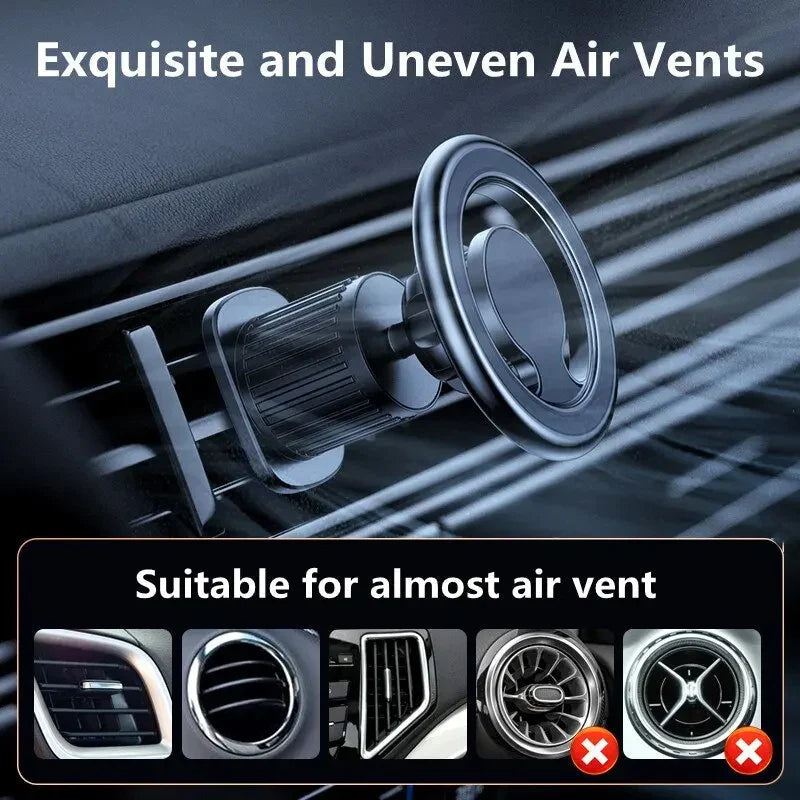 MagnoGrip AutoMount Magnetic Phone Holder for Car | 360° Rotatable | Strong Hold for iPhone, Samsung & Co.