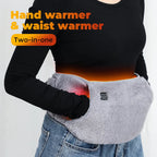 ThermaBelt Pro | Electric Heating Belt with Graphene Technology | 3-Stage Temperature Control | Hand & Waist Warmer made of Crystal Velvet | USB Powered