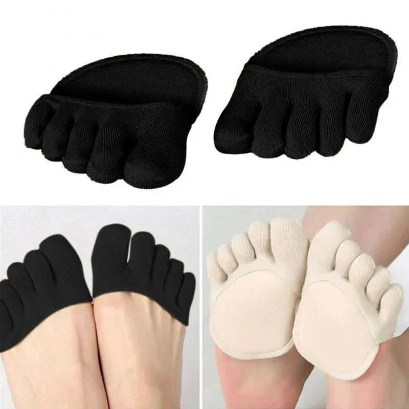 Invisible foot cushions for comfort in every shoe