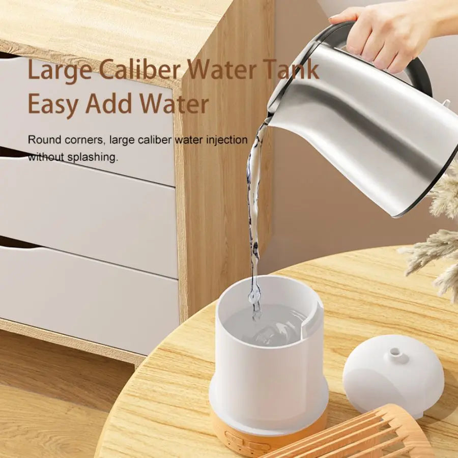 Auralis Mini Aroma Diffuser | 150 ml | Ultrasonic & LED Mood Light | USB Operation | Quiet Humidification