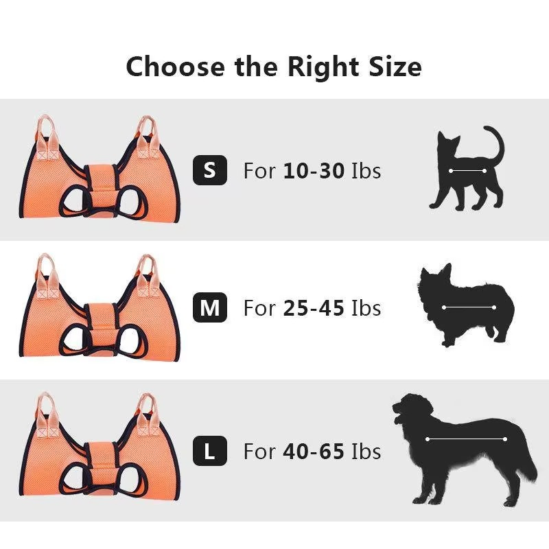 Pet Grooming Hammock - Safe & Stress-Free Nail Trimming>