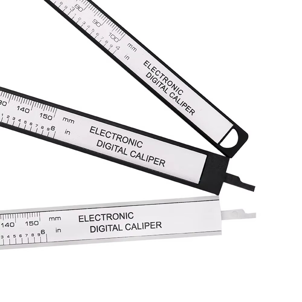 Digital Vernier Caliper Ruler, Carbon Fiber Electronic Micrometer Gauge