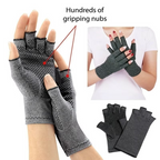 Compression Arthritis Gloves Fingerless Wrist Support for Hand Pain Relief and Fitness