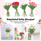 Vibrant Spring Silk Floral Arrangement - 10 Piece Set