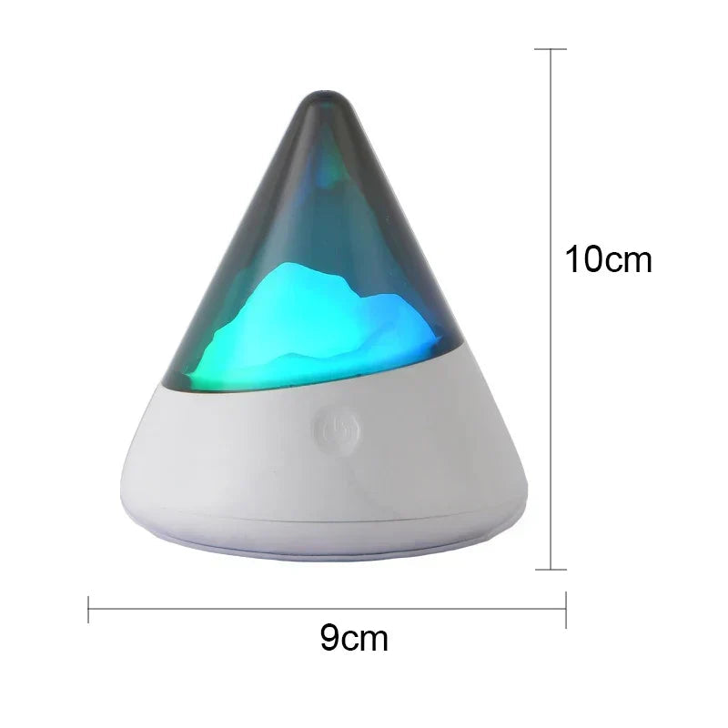 Wireless LED Iceberg Night Light – Modern Design for Relaxed Lighting