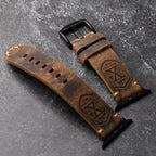 Handcrafted genuine leather cowhide Apple Watch band