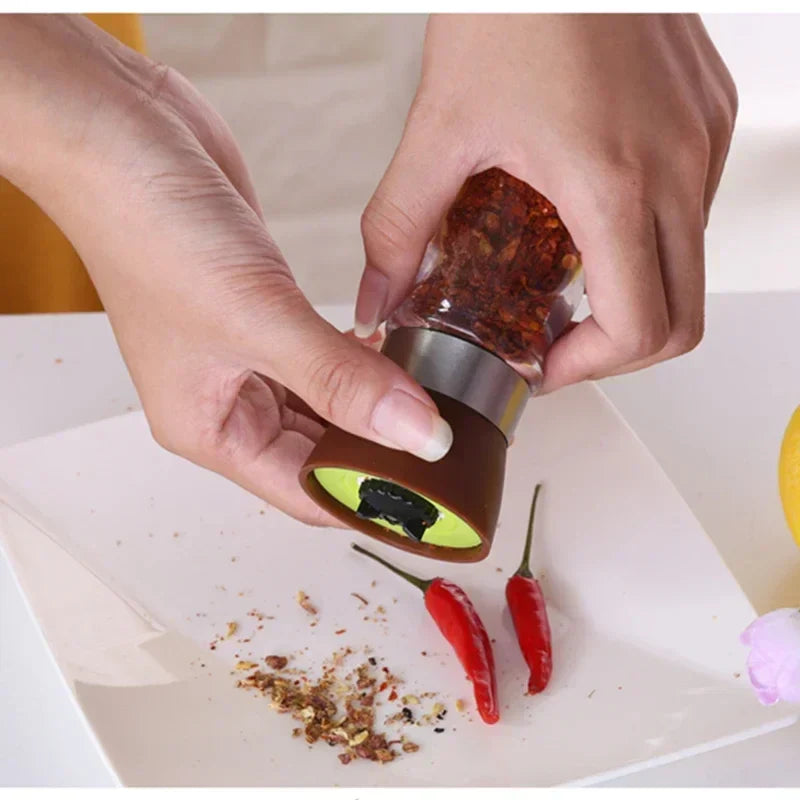 Stylish set of grinders elegant seasoning for every dish