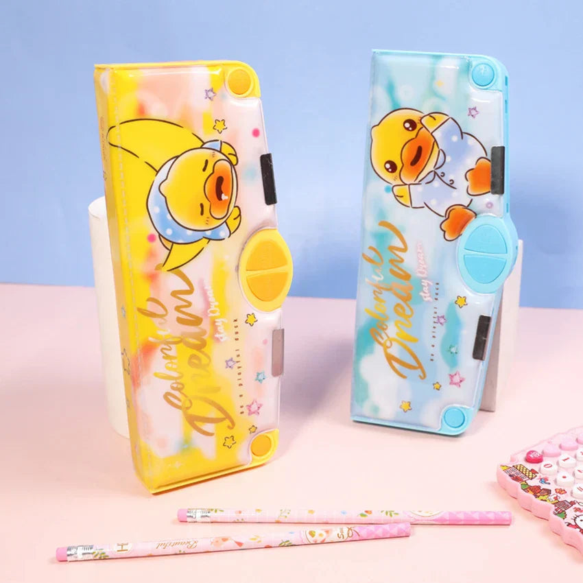 Korean Style Cute Multifunctional Kids Pencil Case