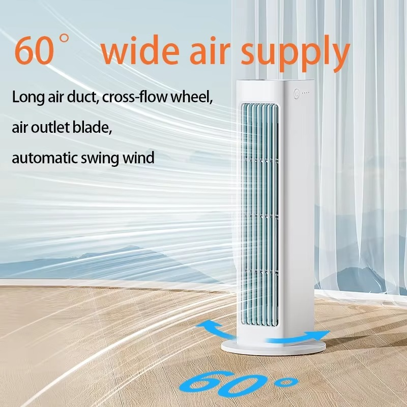 Ultra-Quiet Wall-Mounted Bladeless Fan - Powerful & Compact Air Cooler for Home and Office