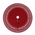 Plush tree Christmas tree skirt