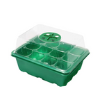 12-Cell Plastic Seedling Starter Tray for Succulent and Garden Seeds