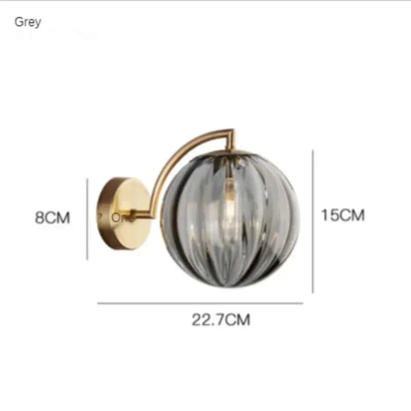 Colorful Glass Modern Wall Lamp