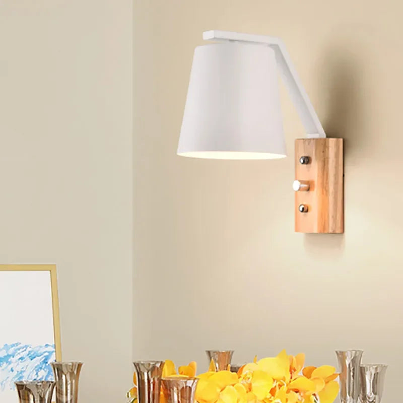 WoodGlow Light – LED Wall Lamp for Bedroom