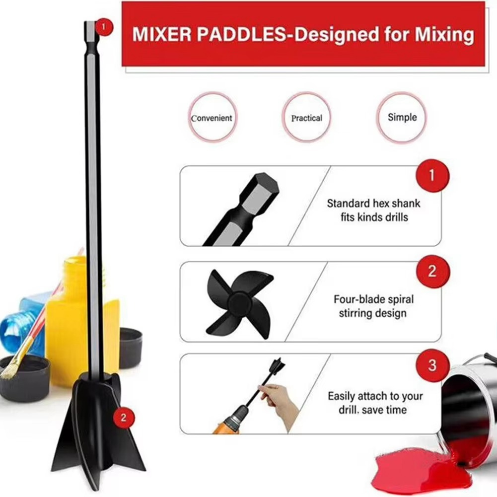 Ultimate Drill-Mounted Resin and Paint Mixer Attachment