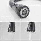 Modern Single-Handle Faucet with Pull-Out Spray