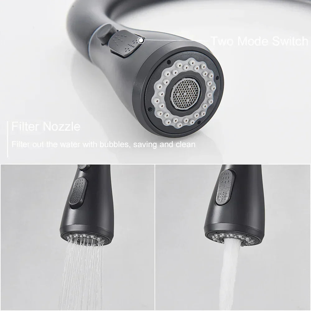 FluidCraft – Stylish Pull-Out Kitchen Faucet for Modern Kitchens