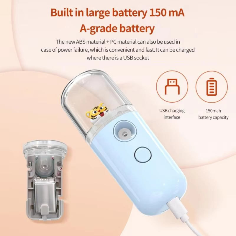 Portable Facial Mist Sprayer Rechargeable Mini Steamer for Deep Hydration